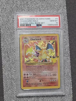 Pokemon 2021 Charizard 4/102 Holo Celebrations Classic Collection GEM MT PSA 10 - Image 1