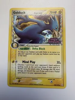 Golduck - Reverse Holo- Pokemon TCG 2006 Holon Phantoms 43/110 - Image 1