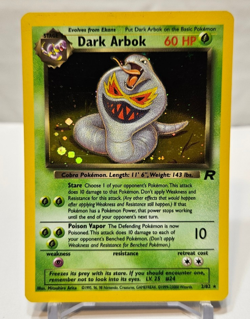Dark Arbok 2/82 Holo Rare Unlimited Team Rocket Pokemon 810 - Image 1