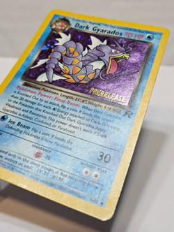 Dark Gyarados 8/82 Holo Rare Unlimited PRERELEASE Team Rocket Pokemon 789 - Image 3