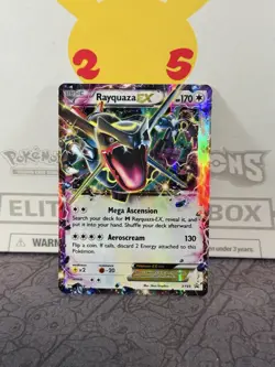 Pokemon TCG Rayquaza EX XY69 Shiny Black Star Promo - Image 1