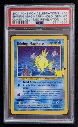 2021 Pokemon Celebrations Shining Magikarp Gem Mint PSA 10 (4X) - Image 2