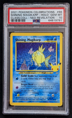 2021 Pokemon Celebrations Shining Magikarp Gem Mint PSA 10 (4X) - Image 4