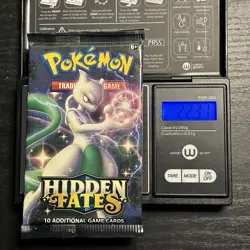 Heavy! 22.37g HIDDEN FATES 🔥🔥 Pokemon TCG Booster Pack Sealed New - Image 1