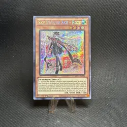 * SKY STRIKER ACE - ROZE * 1ST EDITION PRISMATIC SECRET RARE MP21-EN005 YUGIOH! - Image 1