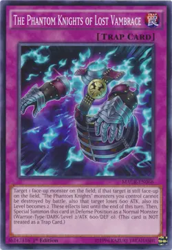 Yugioh! LP The Phantom Knights of Lost Vambrace - MACR-EN066 - Common - 1st Edit - Image 1