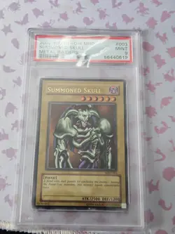 2002 Yu-Gi-Oh! Summoned Skull MRD-003 Ultra Rare PSA 9 - Image 1