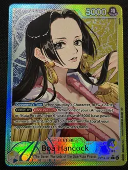 One Piece CCG TCG Boa Hancock Alt Art Leader OP-14 English - Image 1