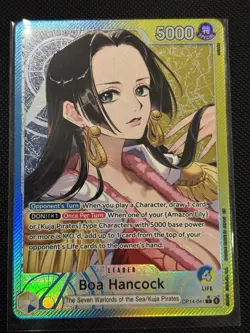 One Piece CCG TCG Boa Hancock Alt Art Leader OP-14 English - Image 4