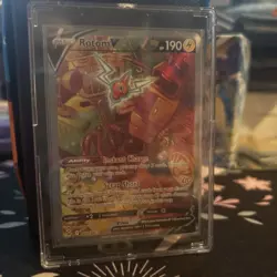 Pokemon TCG Rotom v Lost Origin Alternate Art Holo Ultra Rare Card 177/196 - Image 1
