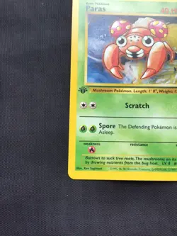 Pokemon Cards: Jungle 1st Edition Common: Paras 59/64 - Image 5