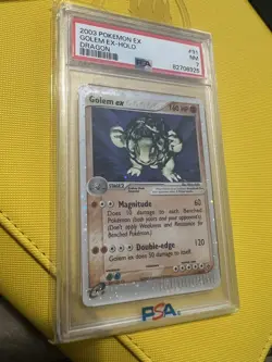 Pokemon card EX Dragon Golem ex #91 PSA 7 - Image 1