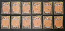 Magic The Gathering Revised 1994 - 12 Black Card Lot - Vintage MTG White Borders - Image 2