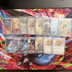 Pokemon 15 Card Lot (IRs, Full Art Trainers, Black Star Promos) - Image 1