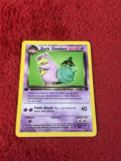 Dark Slowbro 29/82 Team Rocket Regular 1st Edition Pokemon Card Lp Vintage - Image 5