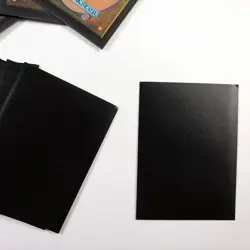 100 Full-Size Large Card MATTE BLACK SLEEVES Deck Protectors Magic Pokemon - Image 4