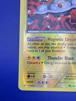 💥 Magnezone Reverse Holo 54/162 XY BREAKthrough Pokemon Card TCG 2015 LP/NM - Image 5