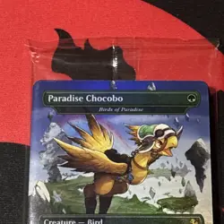 PARADISE CHOCOBO - Birds of Paradise MTG x Final Fantasy with 15 Land Cards New - Image 2