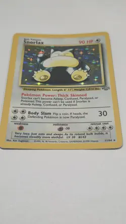 Snorlax Holo - 1999 Jungle Set - WOTC Vintage Pokemon Card - LP Condition - Image 1