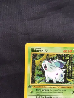 Pokemon Cards: Jungle 1st Edition Common: Nidoran 57/64 - Image 2
