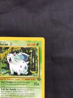 Pokemon Cards: Jungle 1st Edition Common: Nidoran 57/64 - Image 3