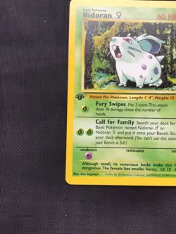 Pokemon Cards: Jungle 1st Edition Common: Nidoran 57/64 - Image 5