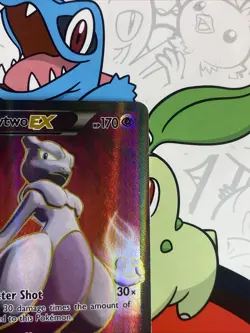 Pokemon card TCG Mewtwo EX 158/162 UR Full Art BREAKthrough 2015 English LP/MP - Image 5