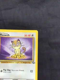 Pokemon Cards: Jungle 1st Edition Common: Meowth 56/64 - Image 3