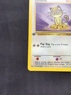 Pokemon Cards: Jungle 1st Edition Common: Meowth 56/64 - Image 5