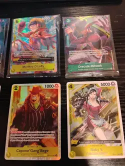 Rare Lot Of 42 One Piece Illustration Rares Plus 4 Sealed Promo Cards All Nmtom - Image 3