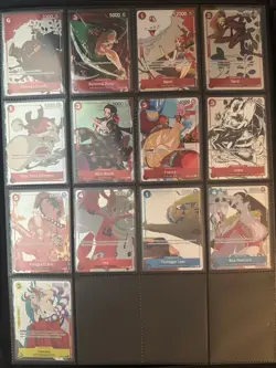 One Piece TCG Card Gift Collection Box 2023 Complete 13 Card Set - Image 1