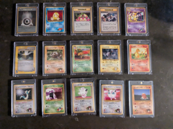pokemon bulk lot vintage Japanese pocket monsters with card cases (Mint) - Image 2