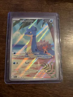 Pokemon TCG Misty's Lapras Destined Rivals Illustration Rare Card 194/182 - Image 2