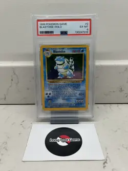 PSA 6 Blastoise 2/102 Base Set Pokemon Card - Image 1