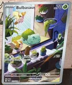 Pokemon Bullbasaur Steller Crown Card 143/142 Mint Condition - Image 1
