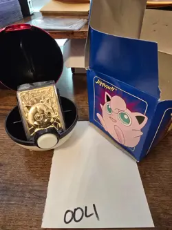 Jigglypuff Pokemon 23K Gold Plated Trading Card 1999 BK Limited Edition 004 - Image 1