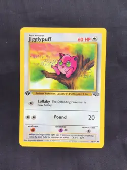 Pokemon Cards: Jungle 1st Edition Common: Jigglypuff 54/64 - Image 1