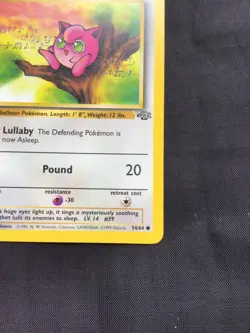 Pokemon Cards: Jungle 1st Edition Common: Jigglypuff 54/64 - Image 4
