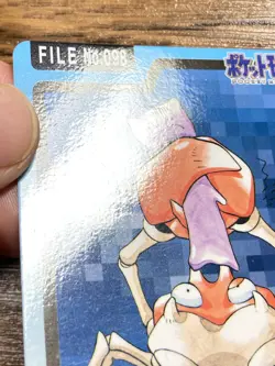 Pokemon Carddass Card Krabby Kingler 98, 99 Bandai Pocket Monsters 1997 - Image 3