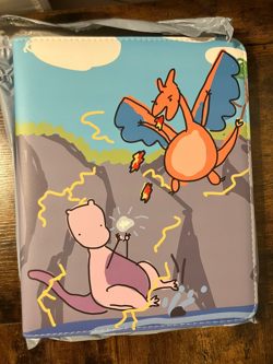 Dysfunctional Passholder Pokenot Binder - Mewtwo & Charizard + Holo Card - NEW - Image 1