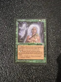MTG Magic the Gathering Willow Priestess Homelands 1995 - Image 1