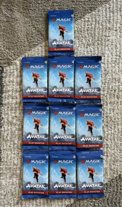 Lot Of 10 MTG Avatar: The Last Airbender - Play Booster Packs Sealed - Image 1