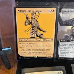 MTG Baldurs Gate Rare Cards Lot - Astarion, The Decadent, Foil, Full Art - Image 2