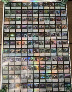 War of the Spark Foil Uncut Rare & Mythic Sheet MTG WotC DAMAGED - Image 1