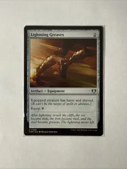 Magic The Gathering Lightning Greaves #398 (NM) Commander Masters CMM MTG - Image 1