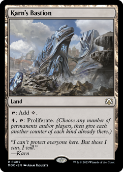Karn's Bastion [March of the Machine Commander] Near Mint - Image 1