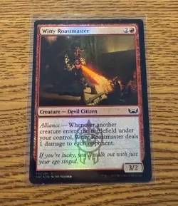 Witty Roastmaster #131 (Foil) (NM) Streets New Capenna Common Magic MTG - Image 1