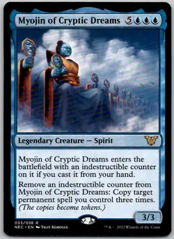 MTG Myojin of Cryptic Dreams 033 Kamigawa: Neon Dynasty NM d01 - Image 1