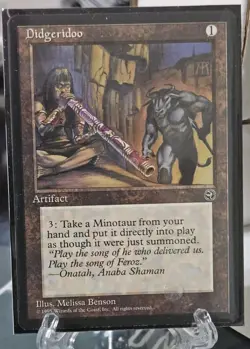 1995 Magic The Gathering Homelands Didgeridoo #194 Light Play - Image 1