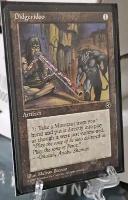 1995 Magic The Gathering Homelands Didgeridoo #194 Light Play - Image 2